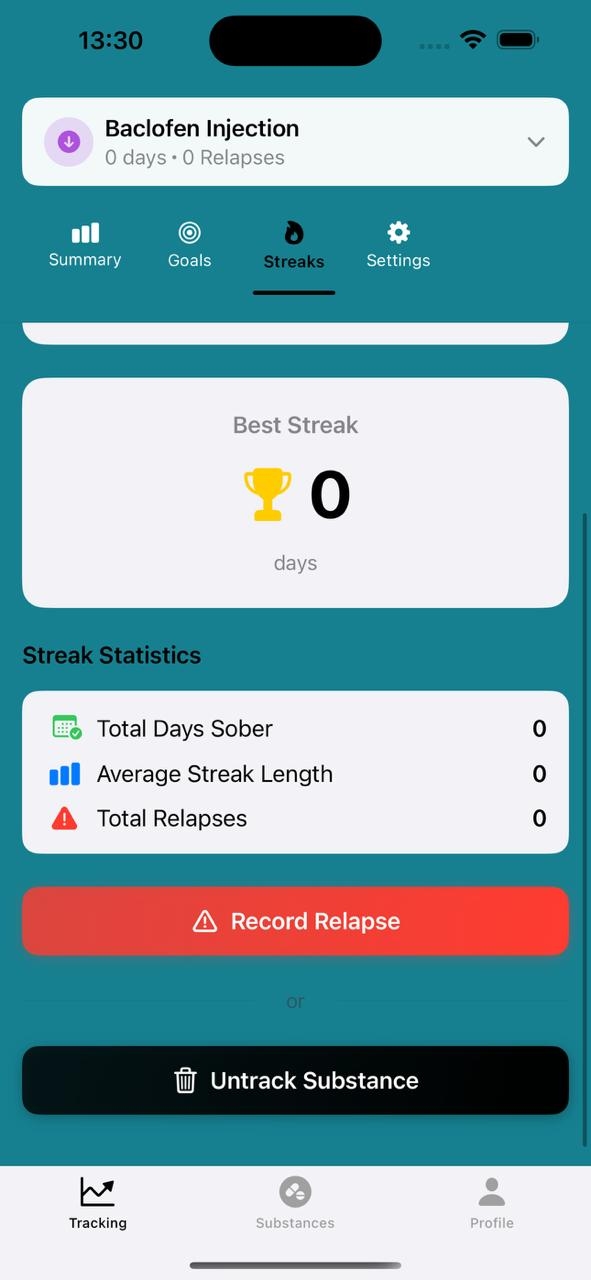 app screen content